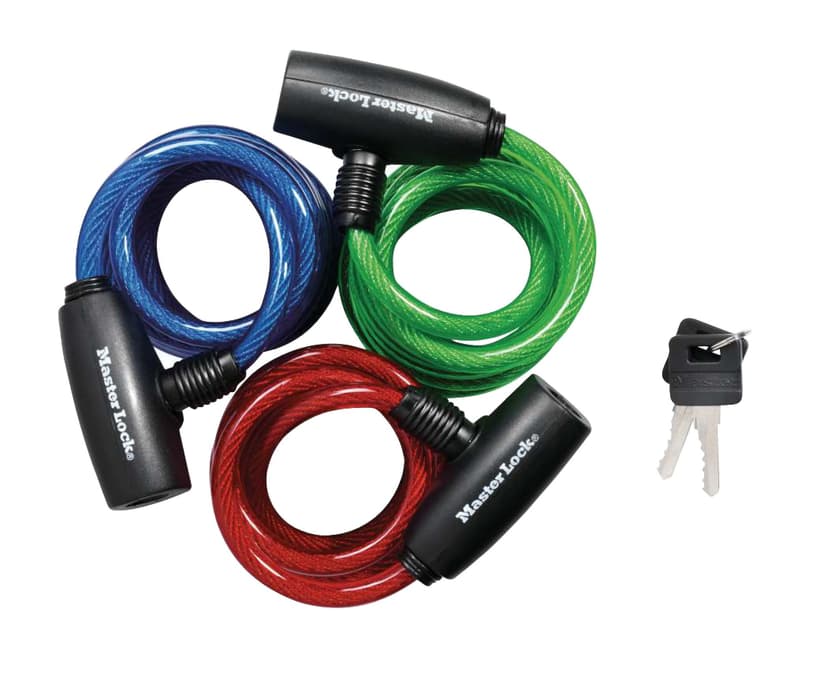 Master Lock Alike 6-ft Keyed Cable Locks, 3-pk
