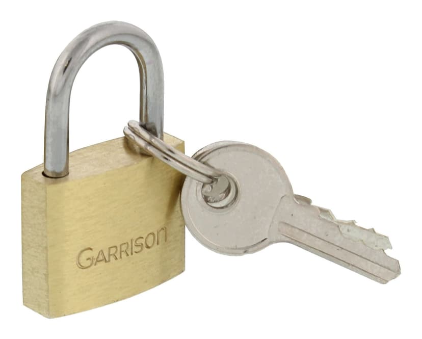 Garrison 30mm-Wide Keyed Padlock, Brass