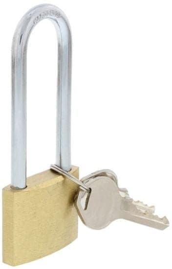 Garrison 40mm-Wide Keyed Padlock with 38mm Shackles, Brass