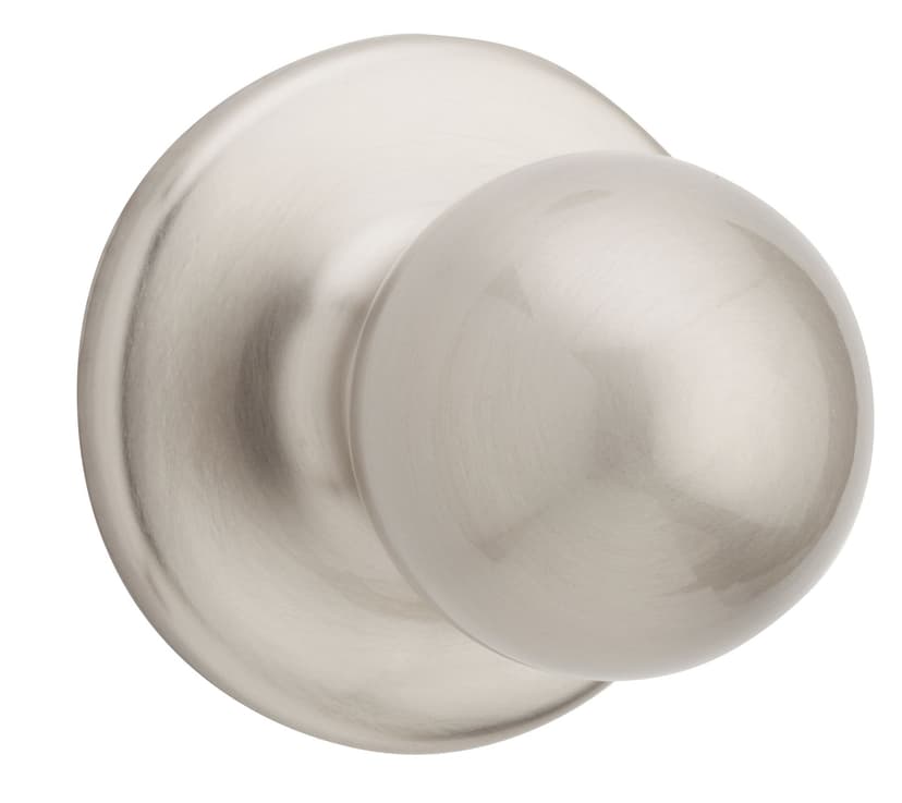 Weiser Yukon Passage Door Knob for Hall and Closet Doors, Satin Nickel