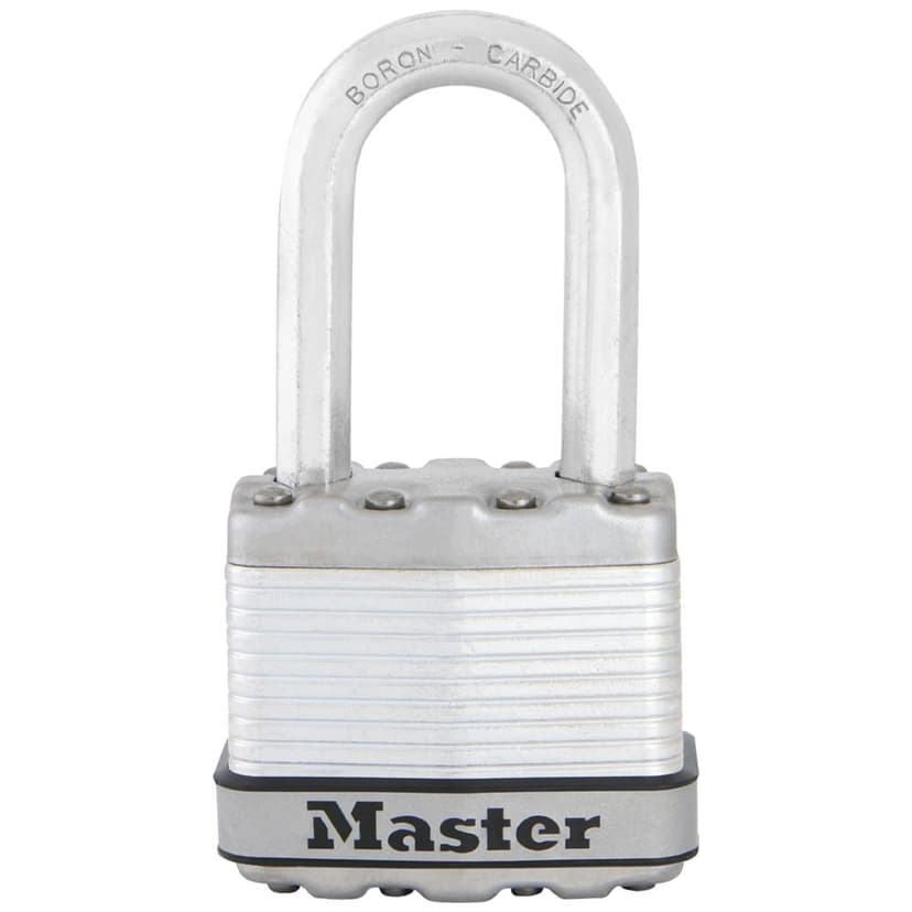 Master Lock 44 mm Wide Laminated Magnum Steel Keyed Padlock with 38 mm Shackle, Silver