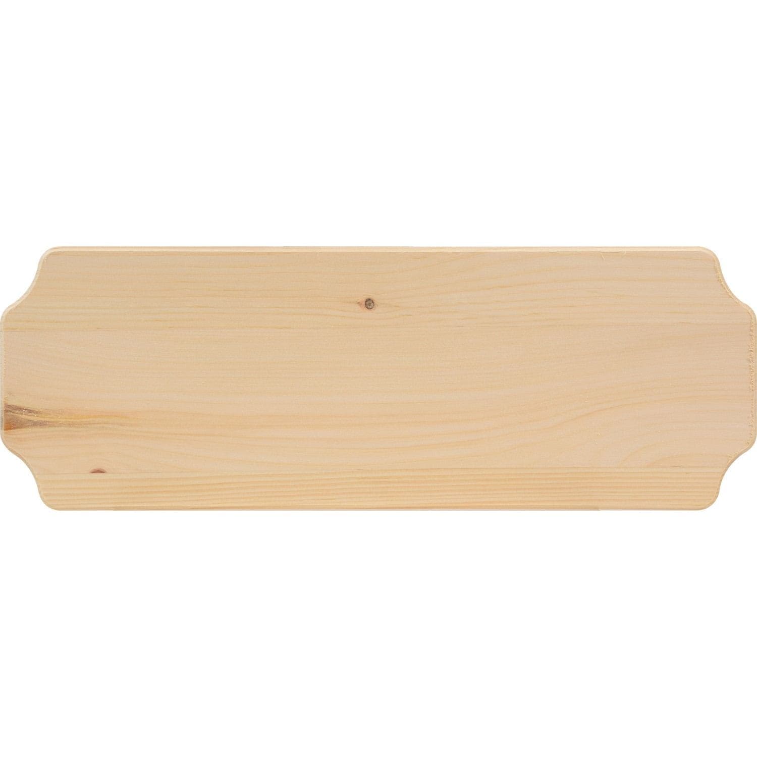 Hillman Screw-On Rectangular Pine Wood House Plaque, 6 x 17-in
