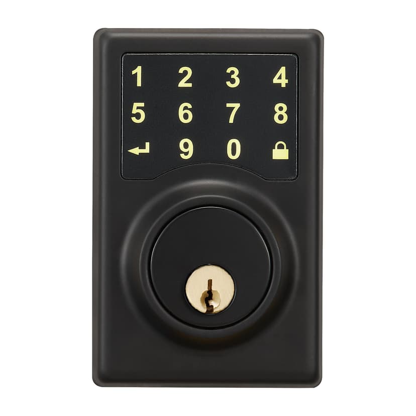 Garrison PL3Q Touchpad Deadbolt, Matte Black
