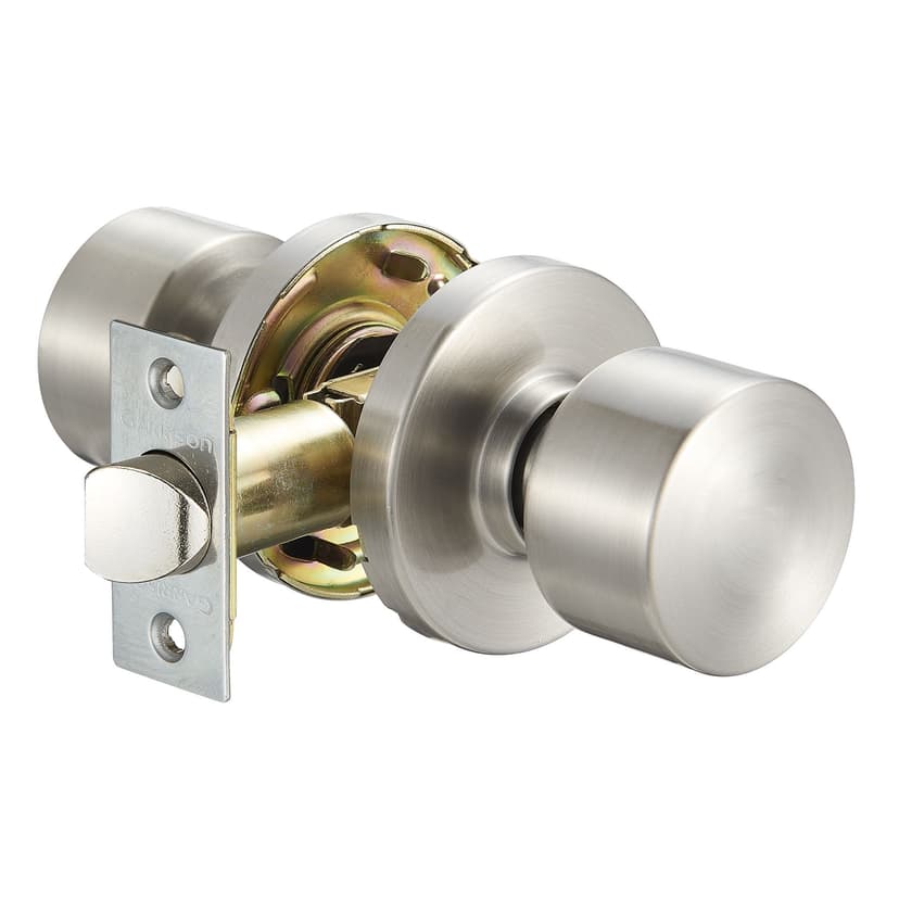 Garrison Riga Rose ANSI Grade 3 Passage Lock, Satin Nickel