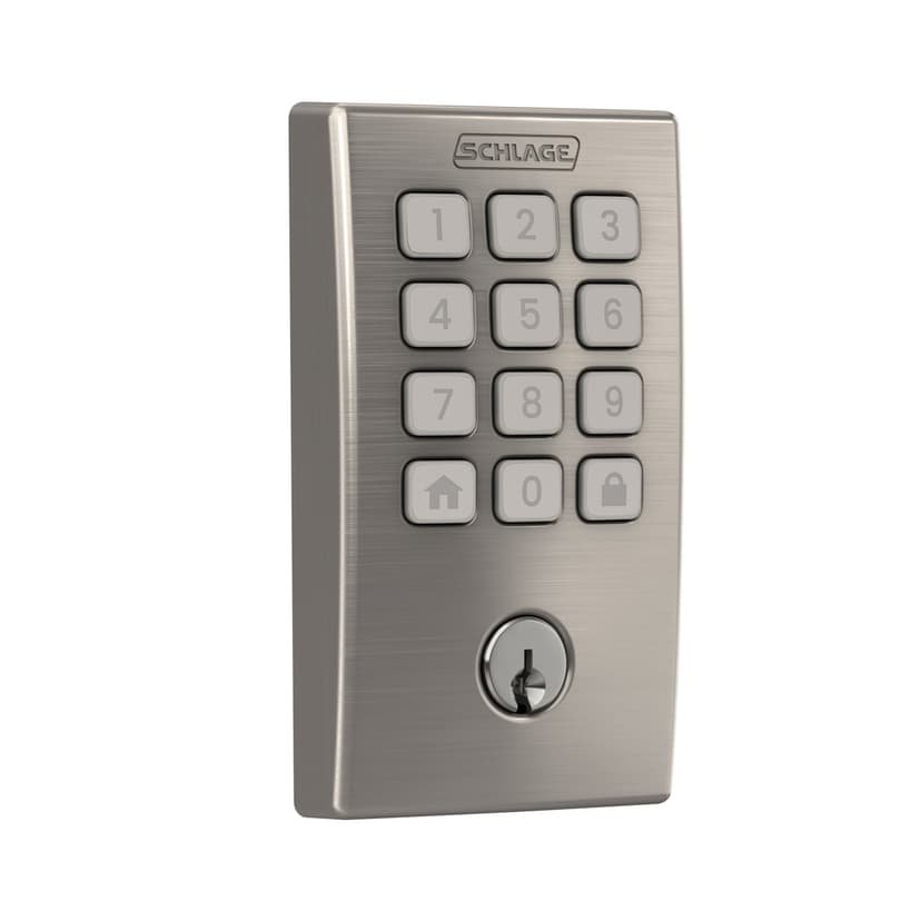 Schlage Arrive Century Door Lock with App Control, Satin Nickel