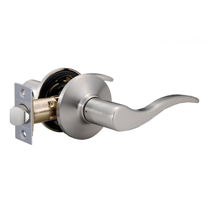 Garrison Juran Passage Door Lever Lock Set, Satin Nickel