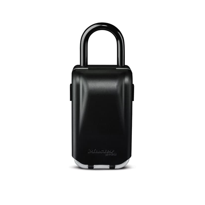 Master Lock 72 mm Wide Resettable Numeric-Combination 4-Dial Light-Up Portable Lock Box, Silver/Black