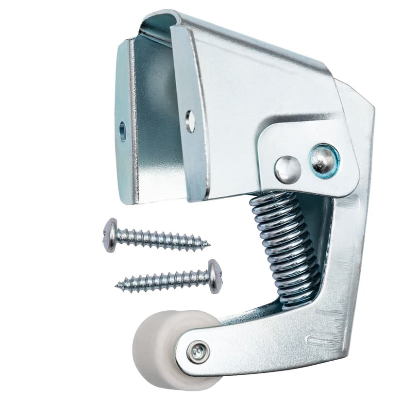 Ideal Security Screen Door Catch, Silver