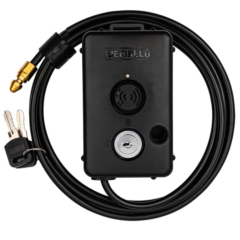 Ideal Decibel Cable Lock with 100dB Alarm, 6-ft