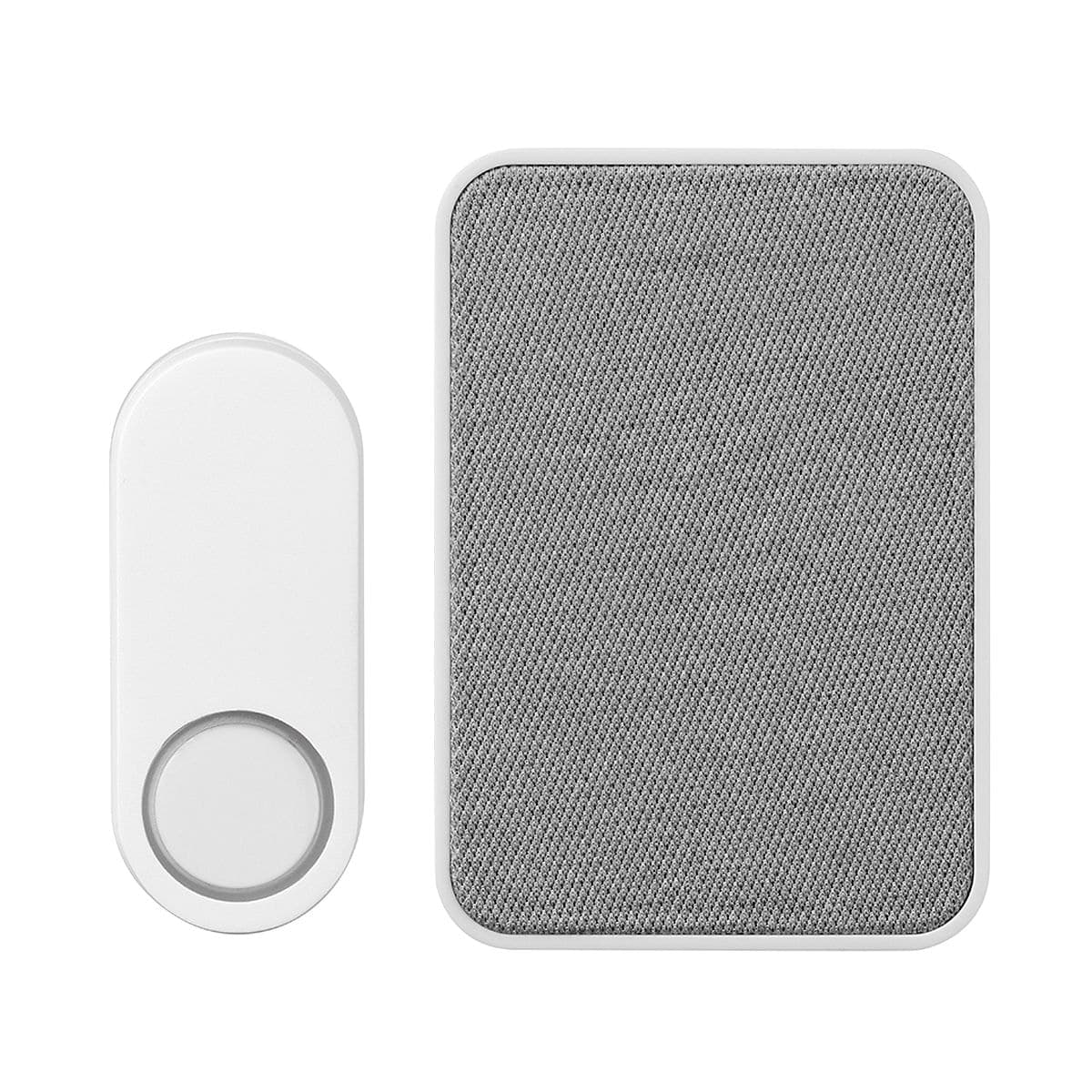 Globe Wireless Battery-Operated Lighted Doorbell Kit, White