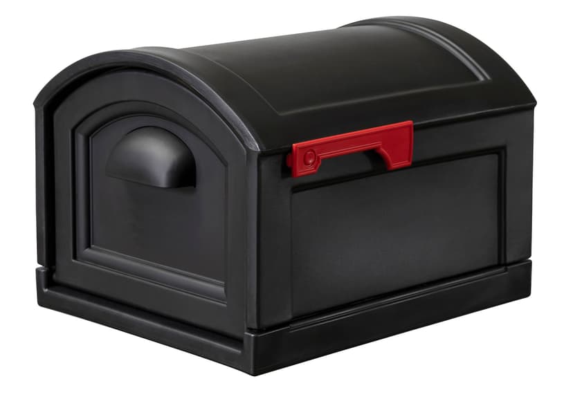 Step2 Town-to-Town XL Post-Mount Classic Mailbox, Black