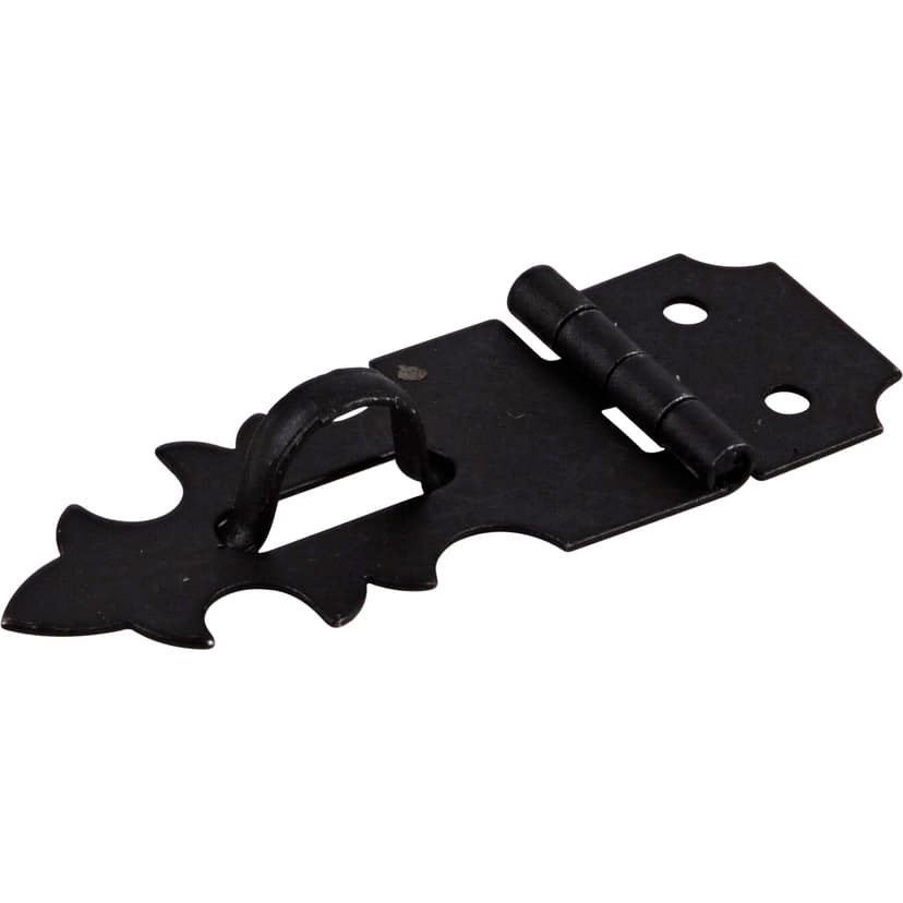 Hillman CD-Deco Safety Hasp, For Extra Securing, Metallic, Oil Rubbed Finish, 5/8-in