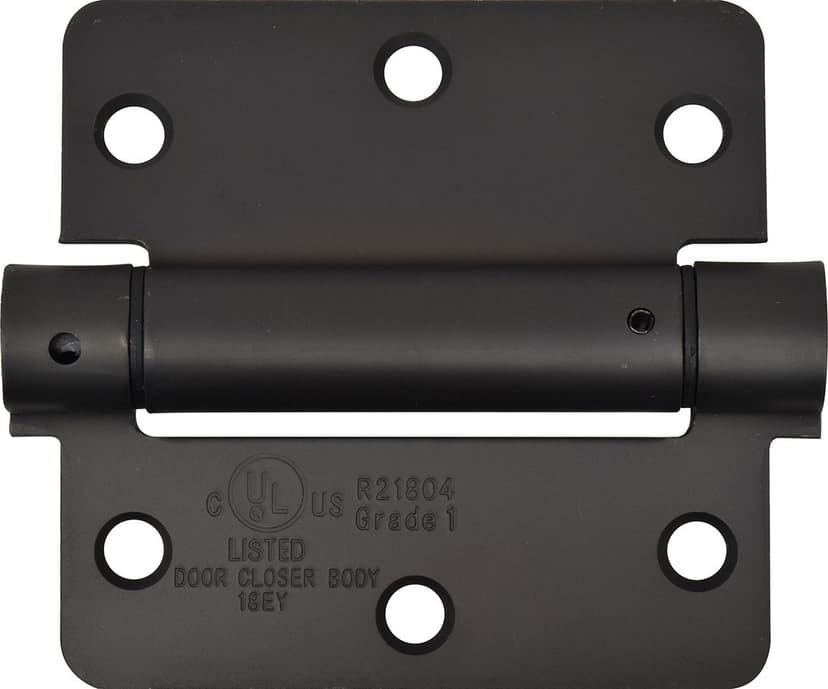 Hillman 1/4-in Round Spring Hinge, Mounting Hardware Included, Oil Rubbed Bronze Finish, 3-1/2-in