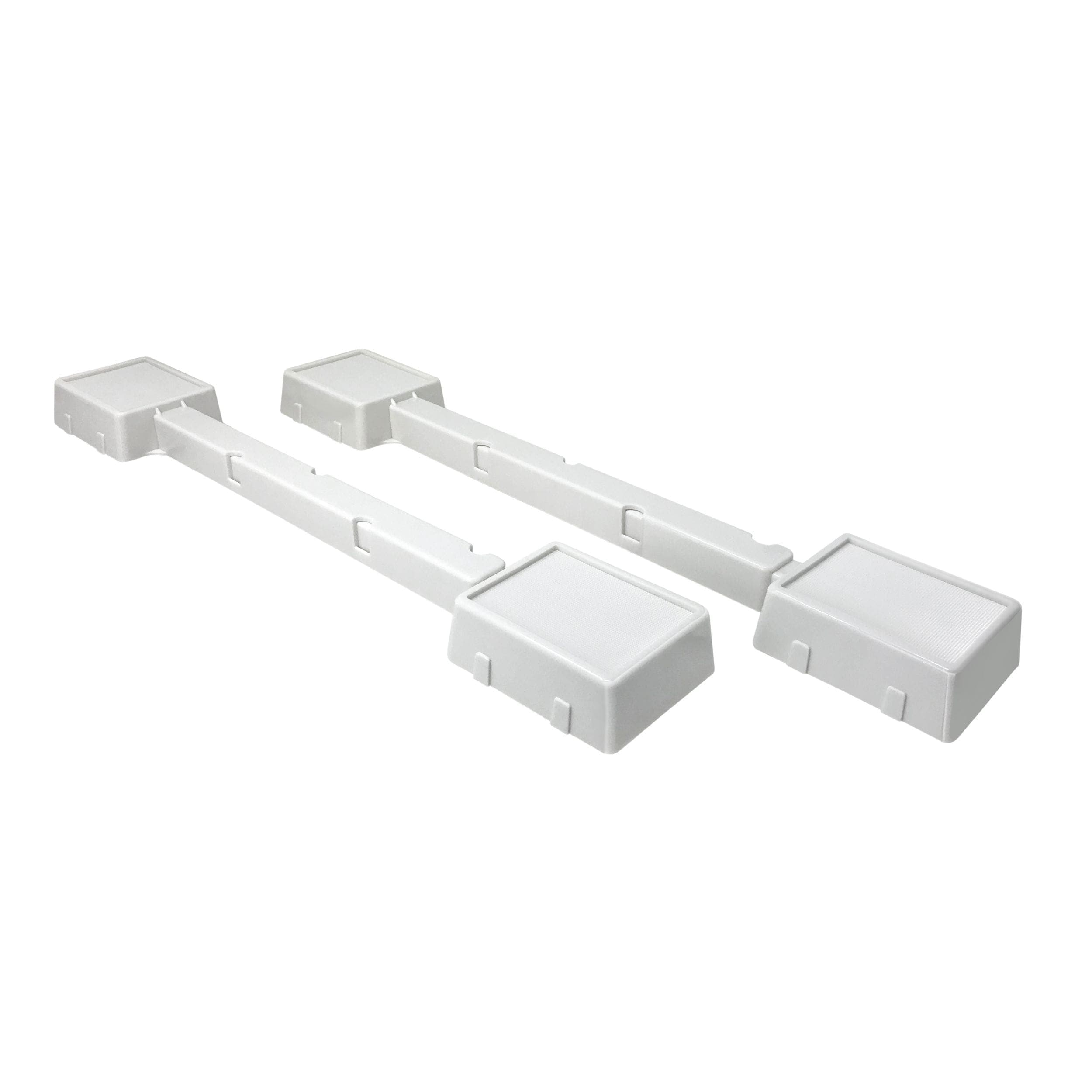 Certified Durable Plastic Appliance Rollers, 1200-lb Capacity, White, 13/8 x 2-3/4-in, 2-pc