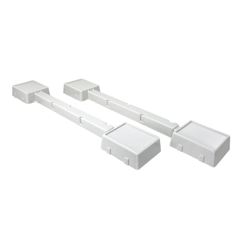 Certified Durable Plastic Appliance Rollers, 1200-lb Capacity, White, 13/8 x 2-3/4-in, 2-pc