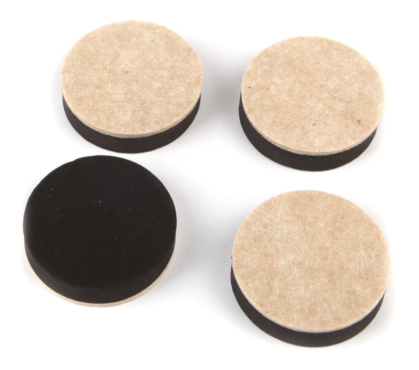 Heavy Duty Felt Sliders, For Heavy Furniture, 2-1/2-in, 4-pc