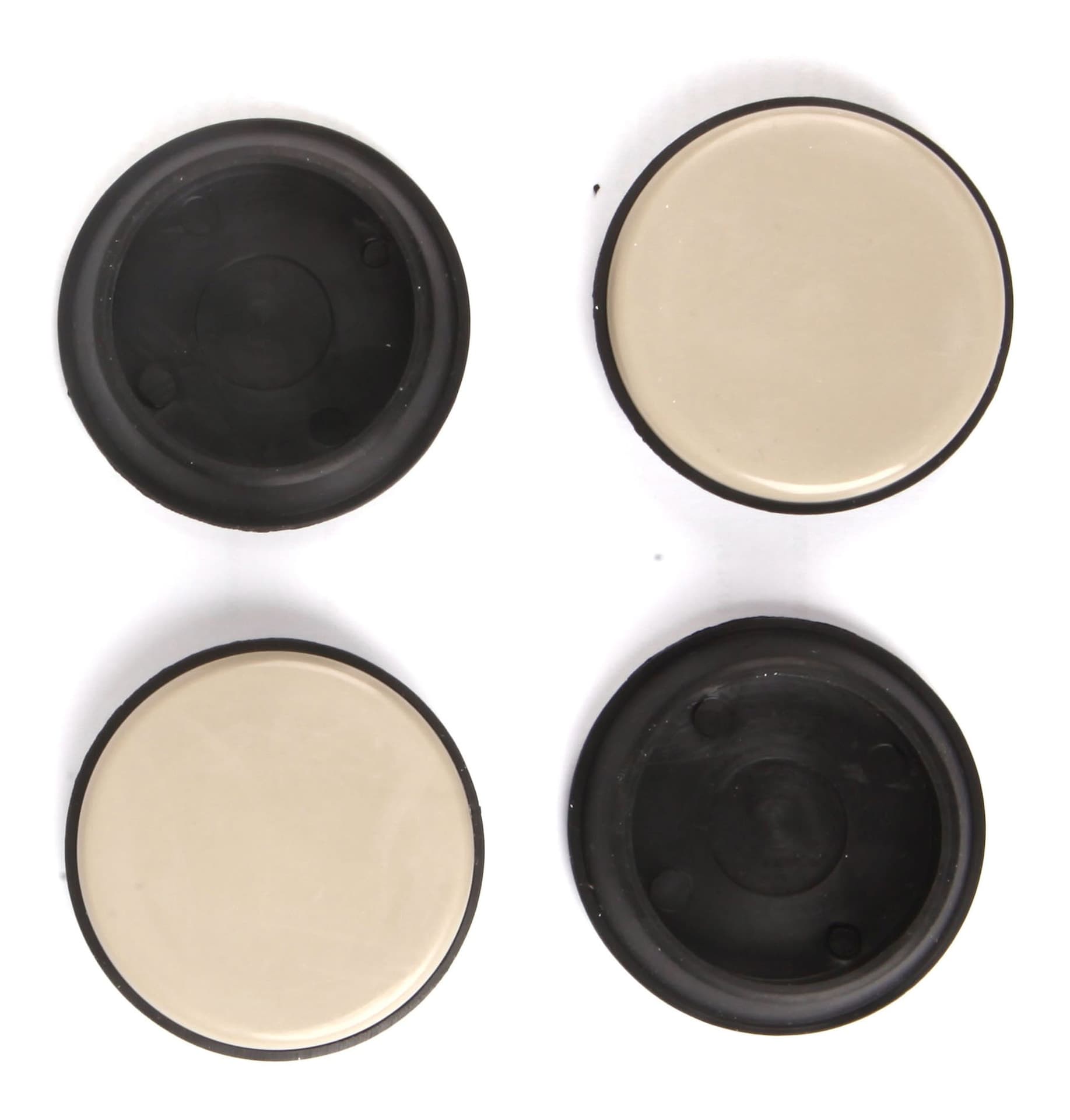 Certified Low Friction Gliding Furniture Cup, Furniture Gliders, 1-3/4-in, Taupe