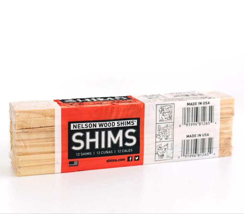 Nelson Wood Shims Bundle, 8-in, 12-pk