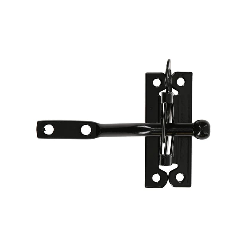 Hillman Automatic Gate Latch, For Out Swing Gates, Black, 2 x 4-in