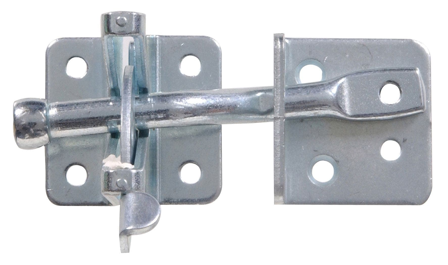 Hillman Self-Adjusting Gate Latch, For Out Swinging Gates, Zinc-Plated, 7-1/2 x 7-3/4-in