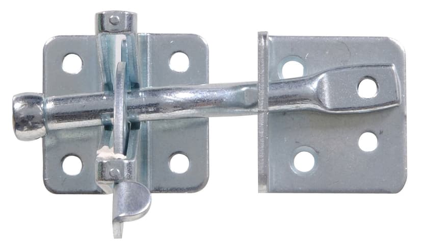 Hillman Self-Adjusting Gate Latch, For Out Swinging Gates, Zinc-Plated, 7-1/2 x 7-3/4-in