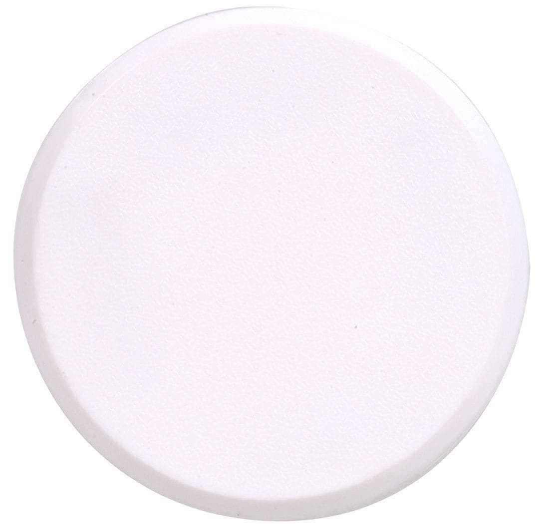 Hillman 851335 Door Knob Self Adhesive WAll Guard, White, 3-in