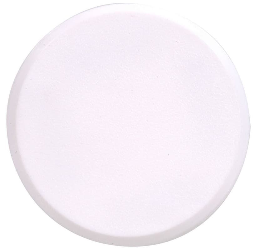 Hillman 851335 Door Knob Self Adhesive WAll Guard, White, 3-in