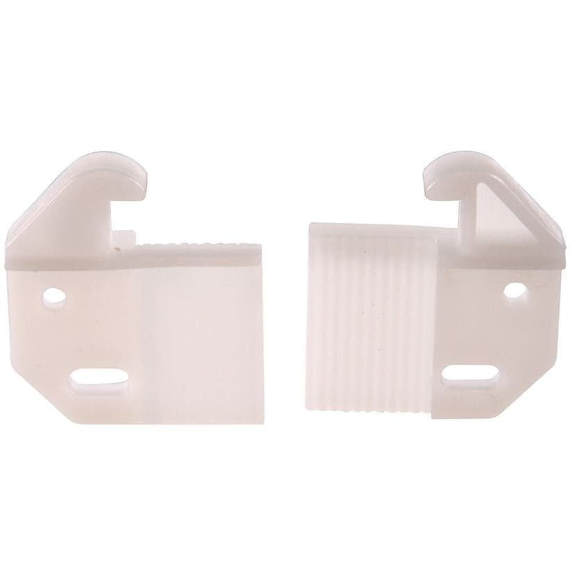 Hillman Adjustable Plastic Drawer Glide, For Smooth Operation, Mounting Hardware Included, White