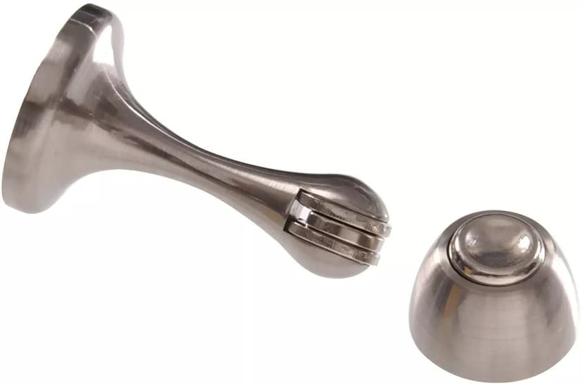 Hillman 852667 Interior Magnetic Door Stop, Satin Nickel