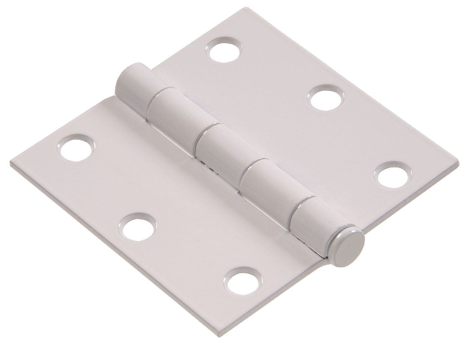Hillman Residential Square Full Mortise Interior Door Hinge, Assorted Finishes & Sizes
