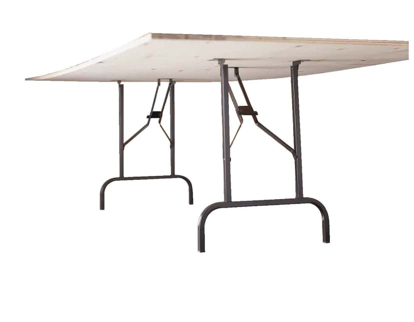 Tempest Folding Table Legs, Sturdy Steel, 25 x 28-in