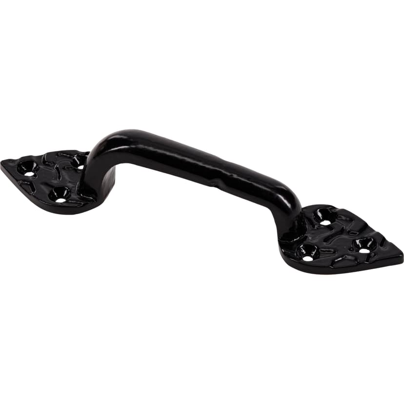 Hillman Old English Gate Door Pull Handle, Black, 7-3/4-in