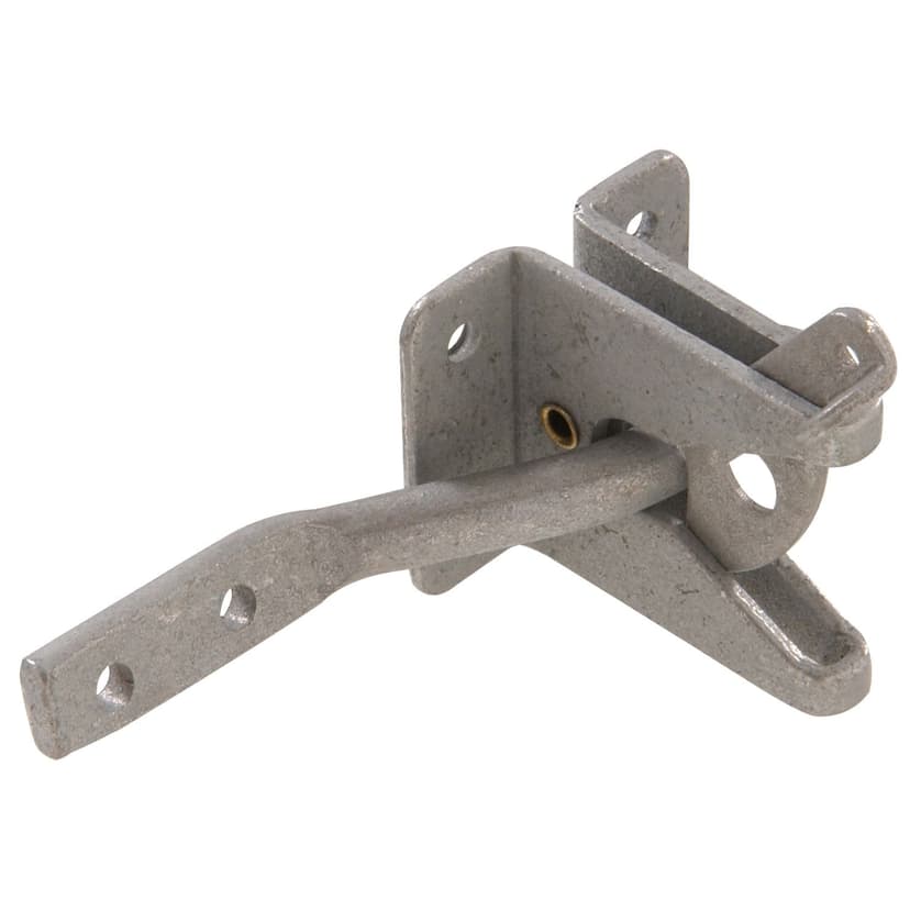Hillman Automatic Gate Latch, For Out-Swinging Doors, Galvanized