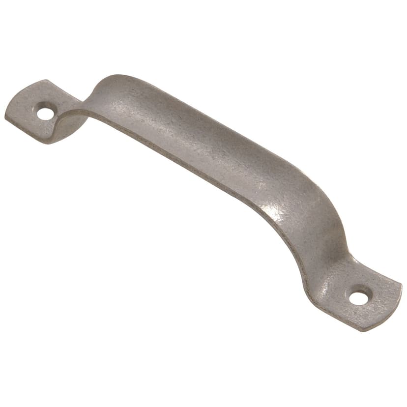 Hillman Door Pull, Galvanized, 6-1/2-in