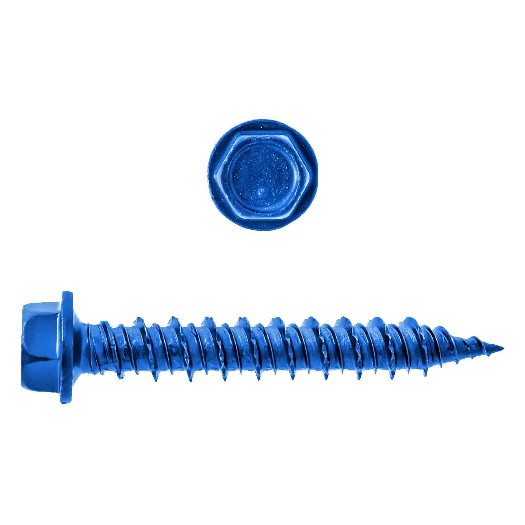 Hillman Hex Head Concrete Screw Anchor, For Concrete Applications, 1/4 x 1-3/4-in, 100-pk