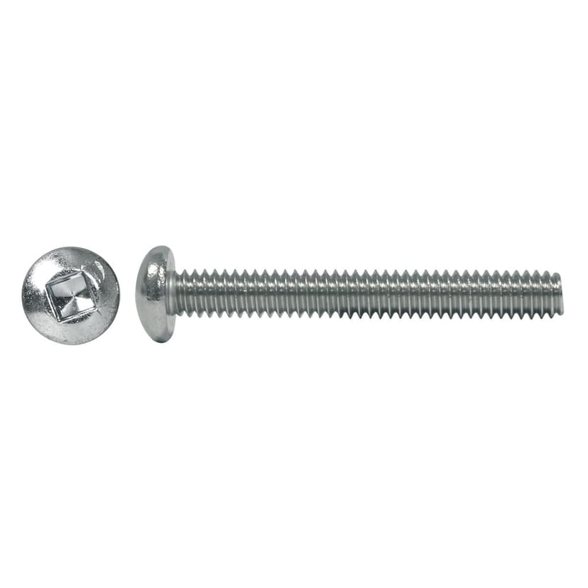 Hillman Pan Head Square Drive Metric Machine Screw, M5-.80 x 40-mm
