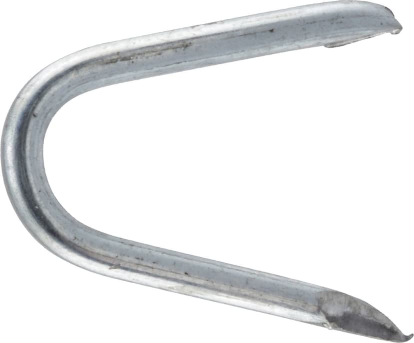 Hillman Electro-Galvanized Fence Poultry Staple Nails, For Exterior Application, 3/4-in