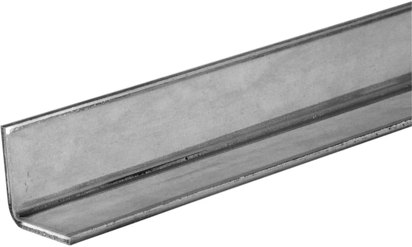 Steelworks Plated Steel Angle, For Commercial/Industrial Use, Zinc-Plated, 3/4 x 3/4-in