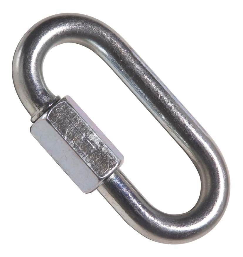Ben-Mor Connecting Quick Links, 220-lb Load Capacity, Zinc-Plated, 1/8-in, 16-pc