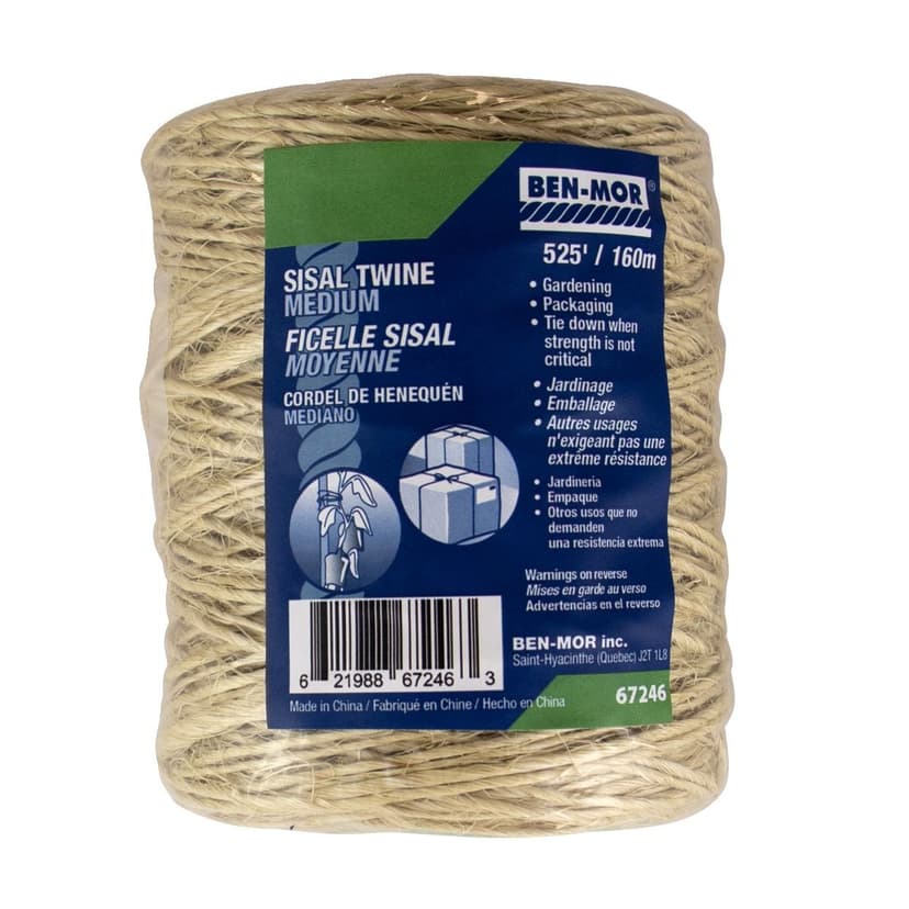 Ben-Mor Multi-Purpose Sisal Twine, 525-ft