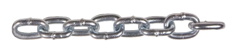 Zinc Plated Grade 30 Coil Chain, 3/8-in x 5-ft