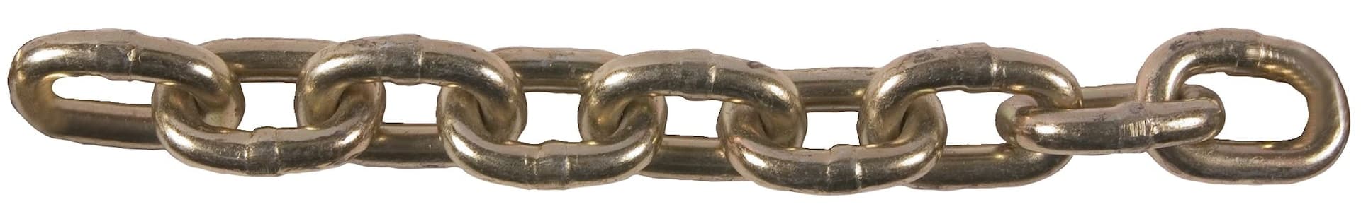 Ben-Mor Grade 70 Transport Chain, Chromate Gold, 5/16-in x 10-ft