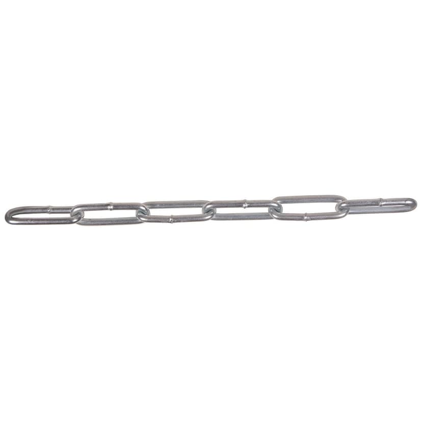 Ben-Mor #2/0 Coil Chain, Straight Link, For Guard Chain Application, Zinc-Plated, 20-ft