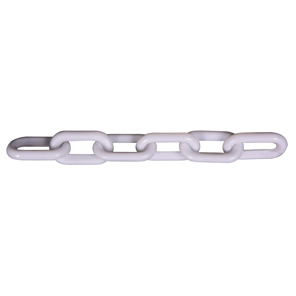 Ben-Mor Light Duty Plastic Chain, #6 White, 1-1/2-in x 20-ft
