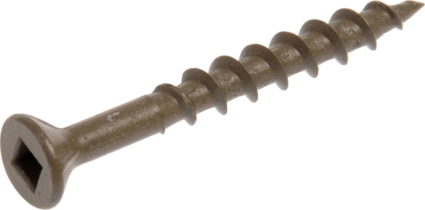 Hillman #8 Brown Deck Screws, 2-in, 100-pk