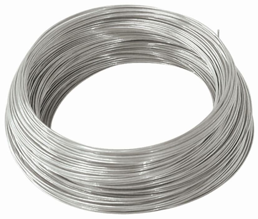 Hillman 24 Gauge Galvanized Wire Rope, Steel Construction, Flexible, 250-ft