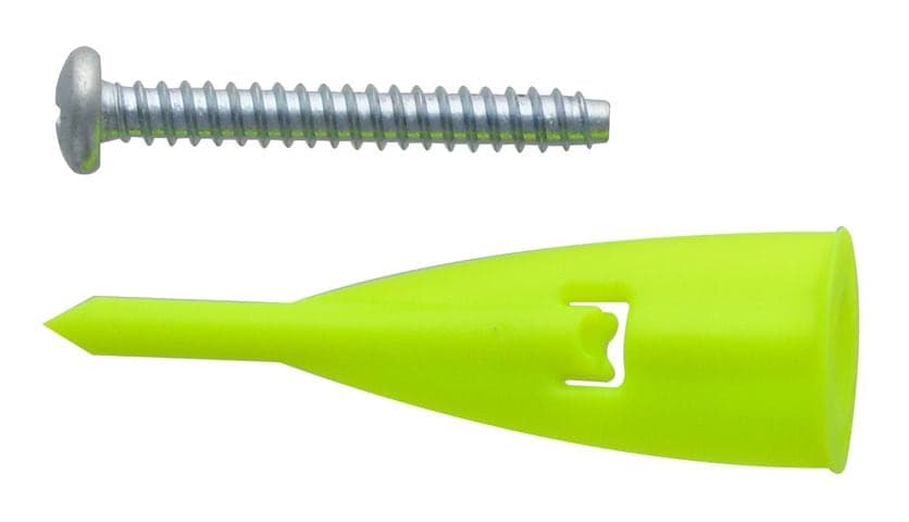 Hillman WAllClaw Hammer-In DrywAll Anchor with Screw, Easy to InstAll, No Pre Drilling, 10-pc