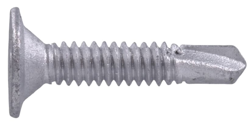 Hillman TEKS Hex Washer Head Self Drive Screw, Self-Tapping, Carving Tips, 10 x 1-in, 4-pc