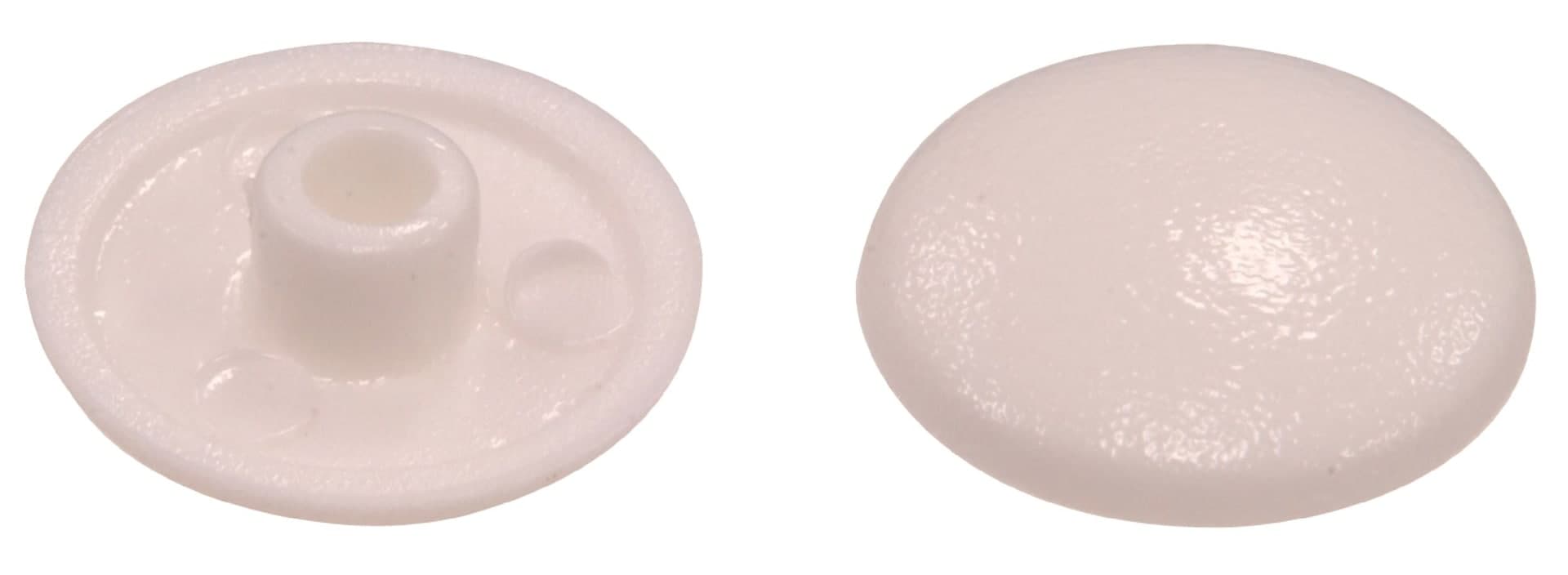 Hillman Square Screw Cap/Cover, White
