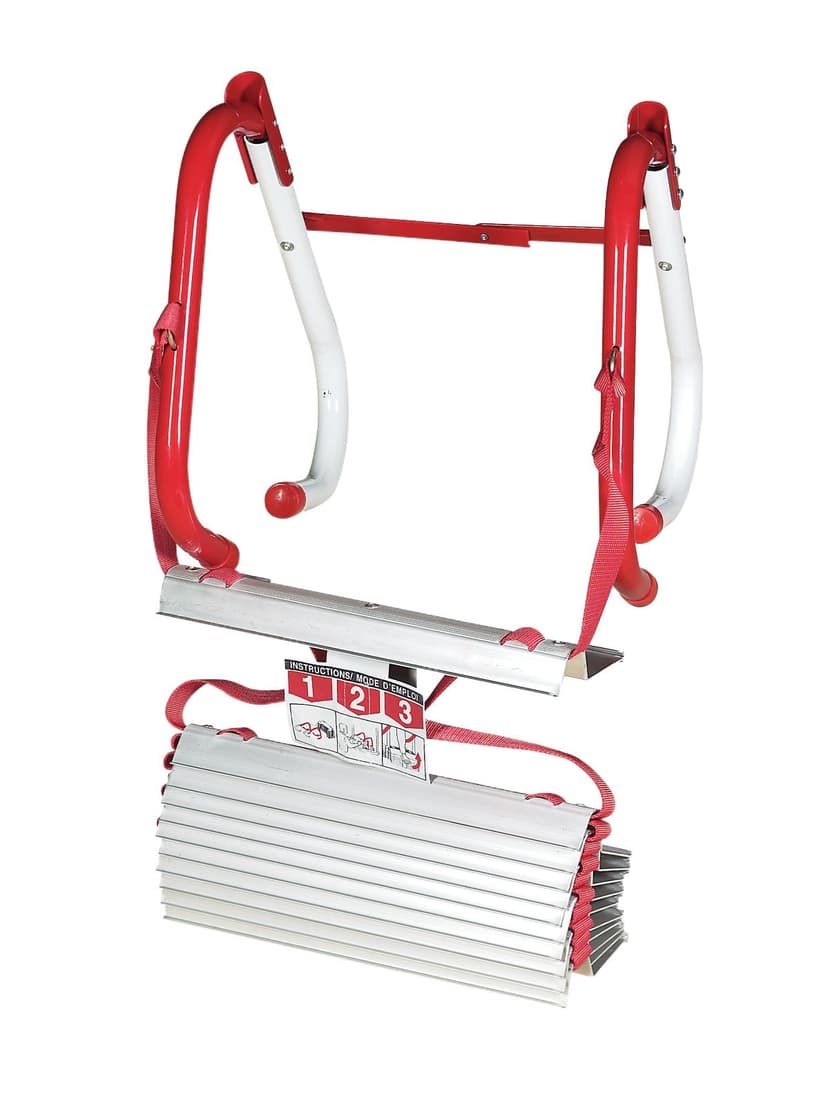 Kidde Escape 2-Storey Fire Escape Ladder, Anti-Slip Rungs, 13-ft